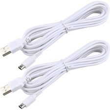 2 Pack 3M/10FT USB Charger Power Cable Compatible with 3DS, DSi, New 2DS XL, ...