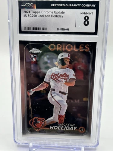 Jackson Holliday Topps Chrome CGC Nrmt8