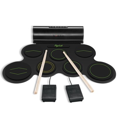 POGOLAB Electronic Drum Set 7 Pads Roll Up Electric Drum Kit Bluetooth MIDI Gift