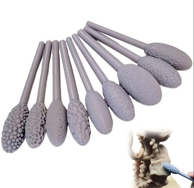 Pattern Rollers Kit 9pcs Sets for Clay Art, Texture Tool Clay Modeling