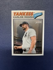 Topps Heritage 2026 Carlos Rodón #385 Yankees Base Set MLB Baseball Card