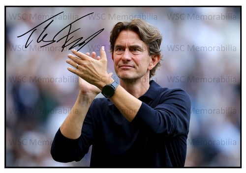 11007. Thomas Frank Signed Pictures (A4 Prints) Tottenham Brentford Brondby