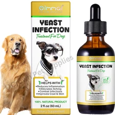 Natural Yeast Infection Treatment for Dogs, Dog Allergy Relief, Skin Itch Relief