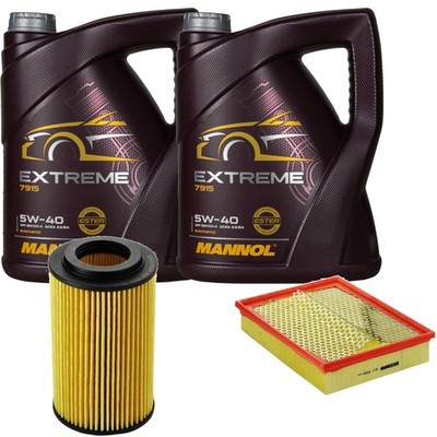 DENCKERMANN Inspektionspaket MANNOL Extreme 5W-40 10L für Mercedes M-Klasse ML
