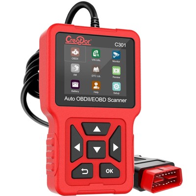 Creator C301 OBD2 Scanner OBDII Code Reader Diagnostic Scan Tool with Battery...