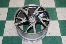 13-17 370z Silver Alloys Rays Forged Rear Wheel Rim 19x10 Five 5 Split Spokes Oe