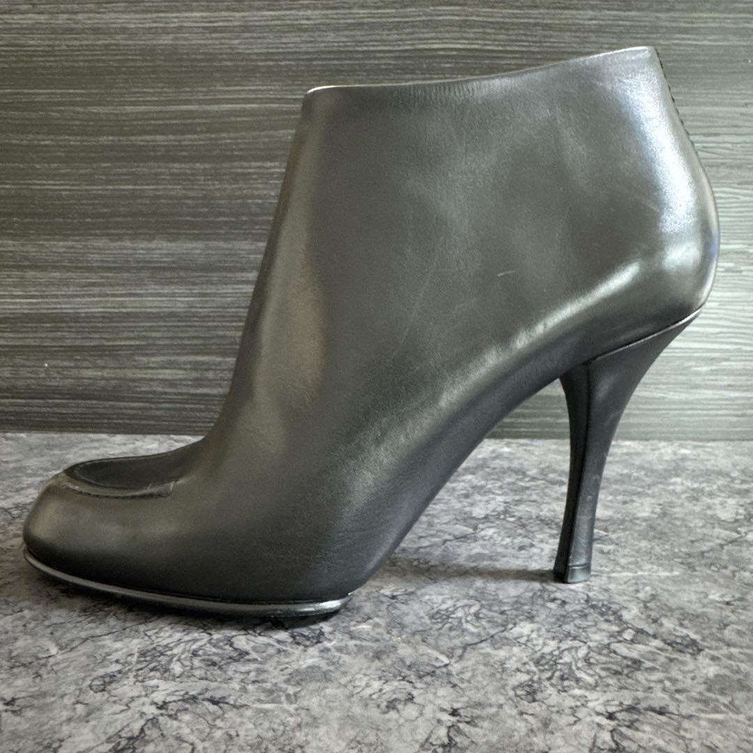 Louis Vuitton Women's Boots Heel Leather Black EU 36.5 From Louis Vuitton Women's Boots Heel Leather Black EU 36.5 From