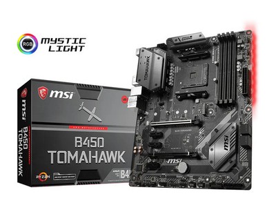 MSI B450 Tomahawk AMD Ryzen AM4 Motherboard