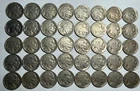 ROLL of 40 full date Indian Head BUFFALO NICKELS. Exact coins shown. #09