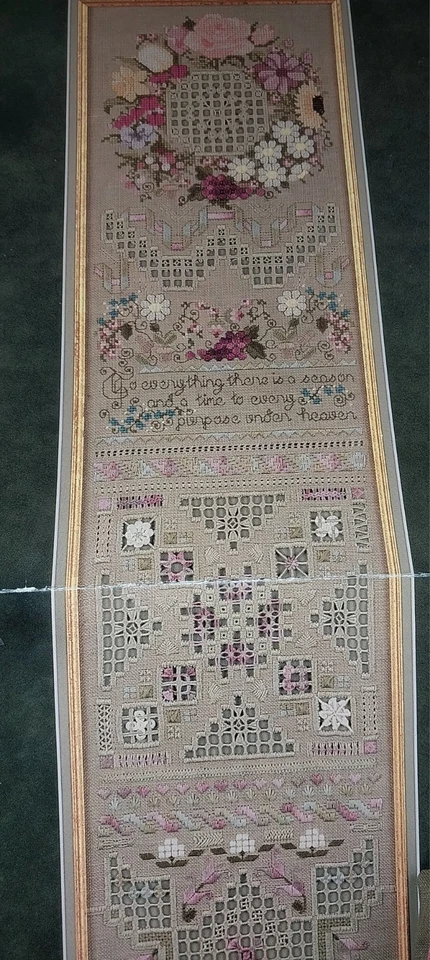 1998 Cross `N Patch THE GARDEN #120 by Emie Bishop Cross Stitch pattern - Image 3 of 4