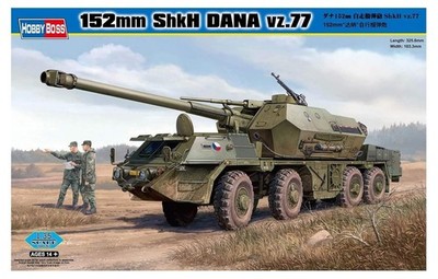 Hobby Boss 1/35 Dana 152mm Selbstfahrende Haubitze SHKH VZ77 Plastikmodell