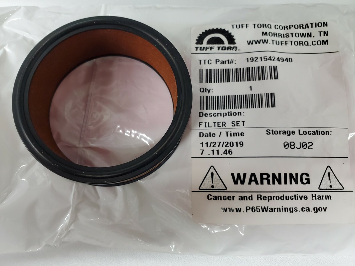 New Genuine OEM Tuff Torq Transmission Filter Set 19215424940