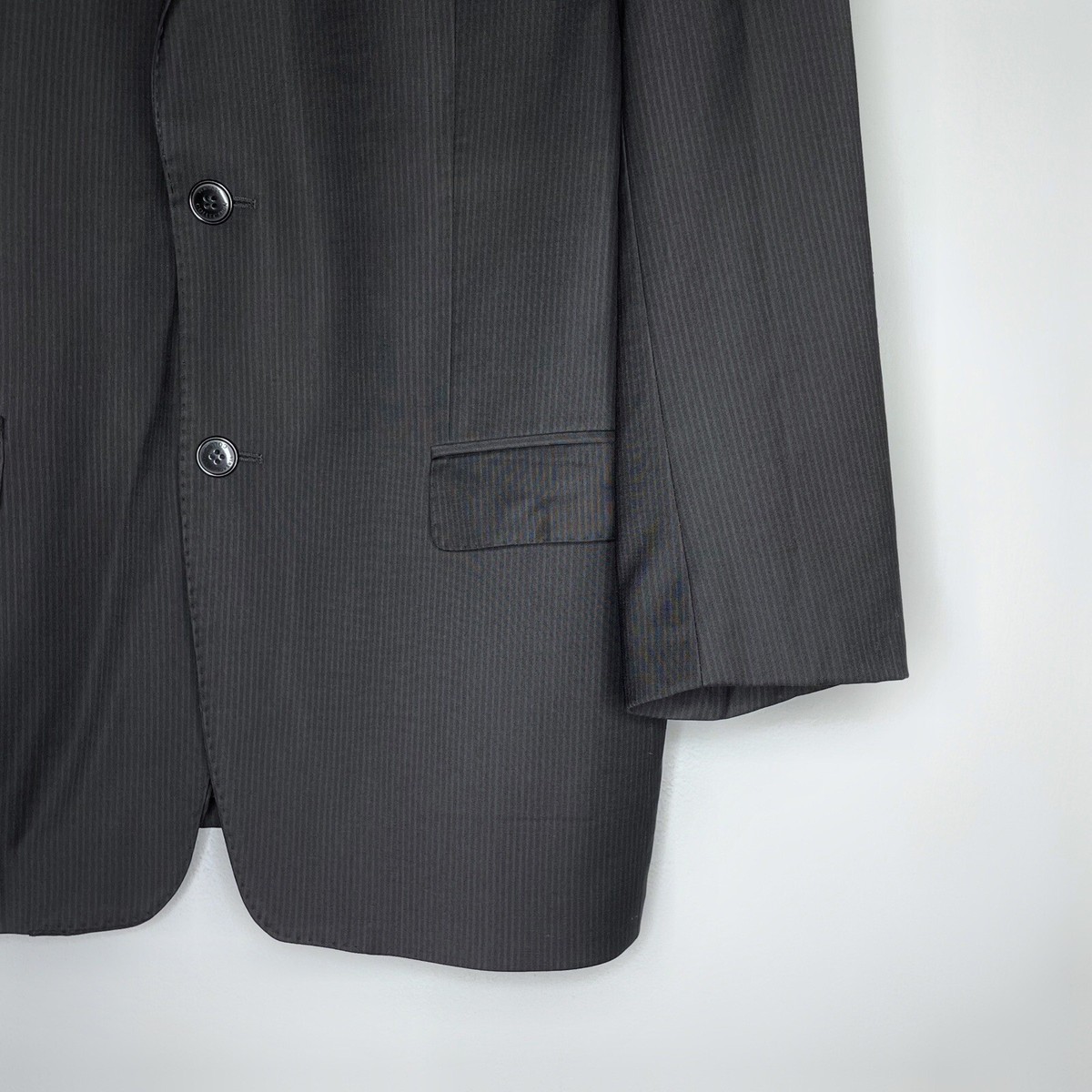 Gianni Versace Collection Grey & Black Striped Blazer Suit Gianni Versace Collection Grey & Black Striped Blazer Suit
