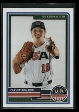 2023 Panini USA Baseball Stars & Stripes #22 Carson Bolemon