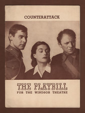 Morris Carnovsky "COUNTERATTACK" Martin Wolfson / Richard Basehart 1943 Playbill