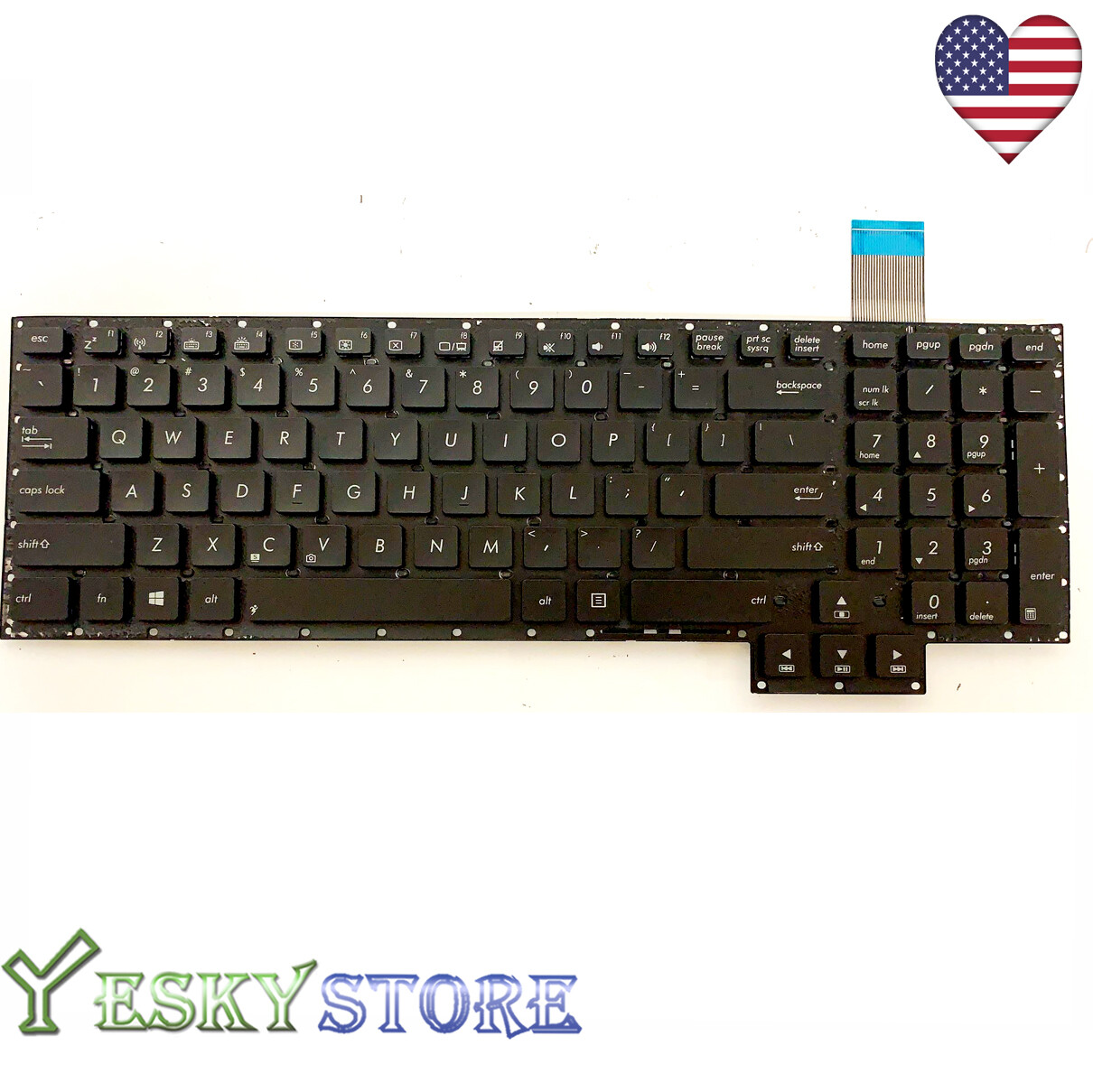 New for Asus G750JH G750JM G750JS G750JZ BU Bulgarian Backlit Keyboard Palmrest
