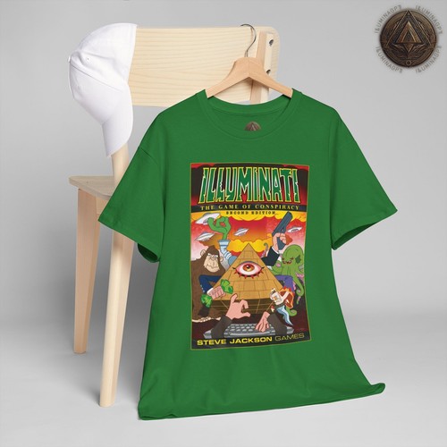 Illuminati The Game Of Conspiracy T-Shirt, 2nd Edition, Steve Jackson Games Tee - Picture 78 of 109
