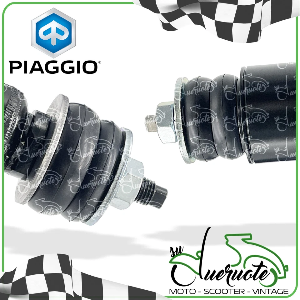 AMMORTIZZATORI POSTERIORI APE 50 1969-2022 COPPIA AMMORTIZZATORE MOLLE PIAGGIO - Immagine 2 di 2