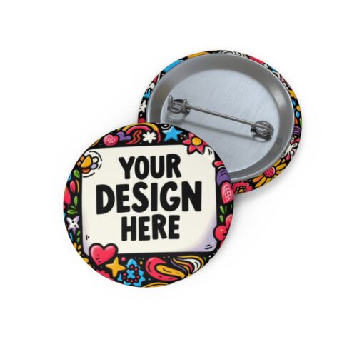 Custom Design Pin Buttons Send Your Image / Text ~ barfool ~ Metal back, safety - Picture 4 of 7