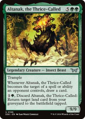 x1 Altanak, the Thrice-Called DSK Duskmourn MTG 166 UNCOMMON M/NM