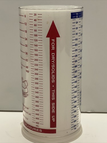 Pampered Chef 2 Cup Measure Liquid And Dry/Solid 1997 Good Condition - Picture 3 of 5