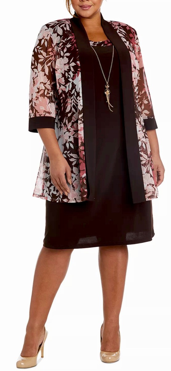 plus size formal jacket dresses Cicinia Plum Plus Size Mother Of The Bride Dress With Jacket Long Chiffon A-line Ankle Length 2 Pieces