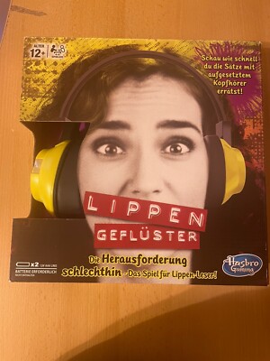 Hasbro Spiel Lippengeflüster  Partyspiel  Gesellschaftsspiel 
