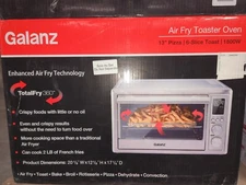 Galanz GT 12SSDAN18 Air Fry Toaster Oven 1800W Digital Fry and Rotisserie Combo