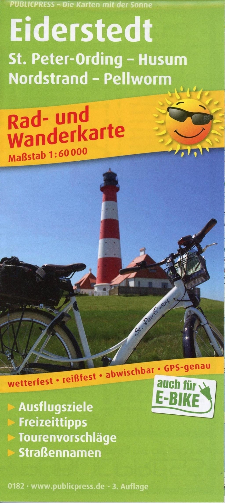 Thumbnail - Eiderstedt, St. Peter-ording - Husum - Nordstrand - Pellworm 1:60 000