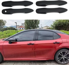 For 2018-2024 Toyota Camry GLOSS BLACK Door Handle Covers W/O Smartkey