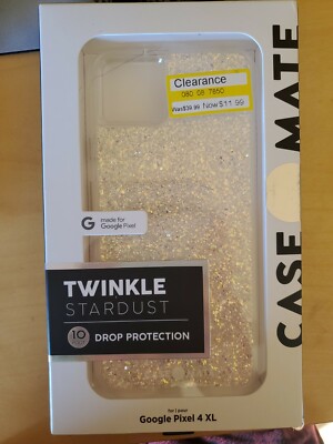 Case-Mate Twinkle Series Hybrid Case for Google Pixel 4 XL - Stardust / Clear