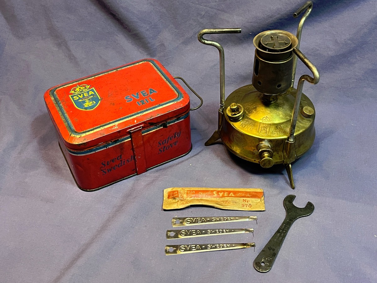 Rare Vintage Sievert SVEA 121L Kerosene Camping Backpacking Rare Vintage Sievert SVEA 121L Kerosene Camping Backpacking