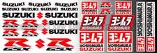 Suzuki GSXR Sticker Set Laminated Decals GSX-R 600 1000 Yoshimura 750 WHT /124