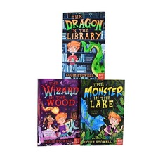 Kit the Wizard The Dragon In The Library Series 3 Books Collection Set PB NEW  