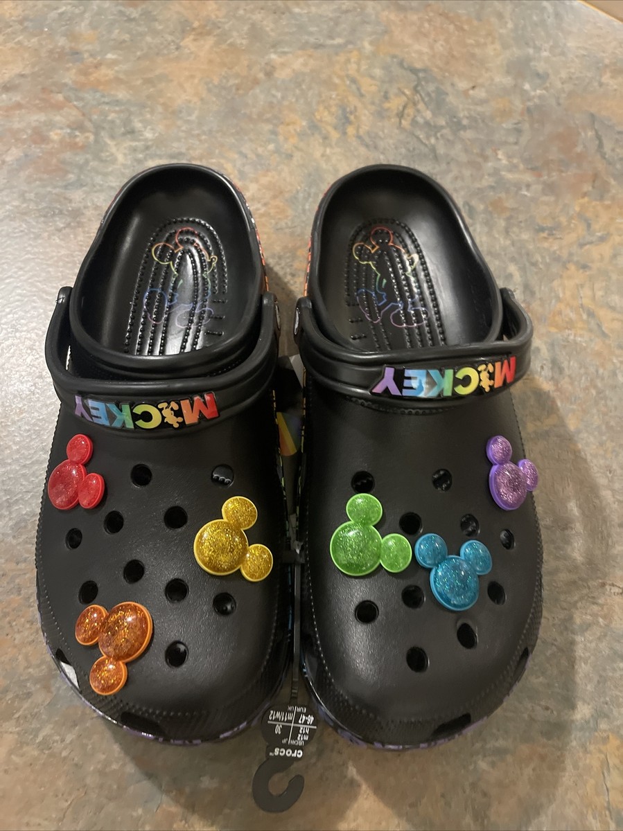 Crocs x Disney Rainbow Pride Celebration Mickey Mouse Classic Clog