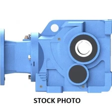 NEW! Cast-Iron Helical Bevel Speed Reducer; 182/4TC Input Flange, 5/1, Foot Mt!!