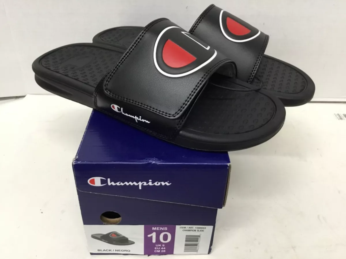 Champion Slide Mens adjustable sandal 1588843 Black