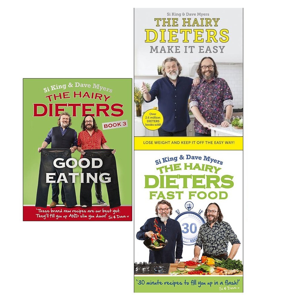 The Hairy Dieters Hairy Bikers Collection 3 Books Set Fast Food, Make It Easy