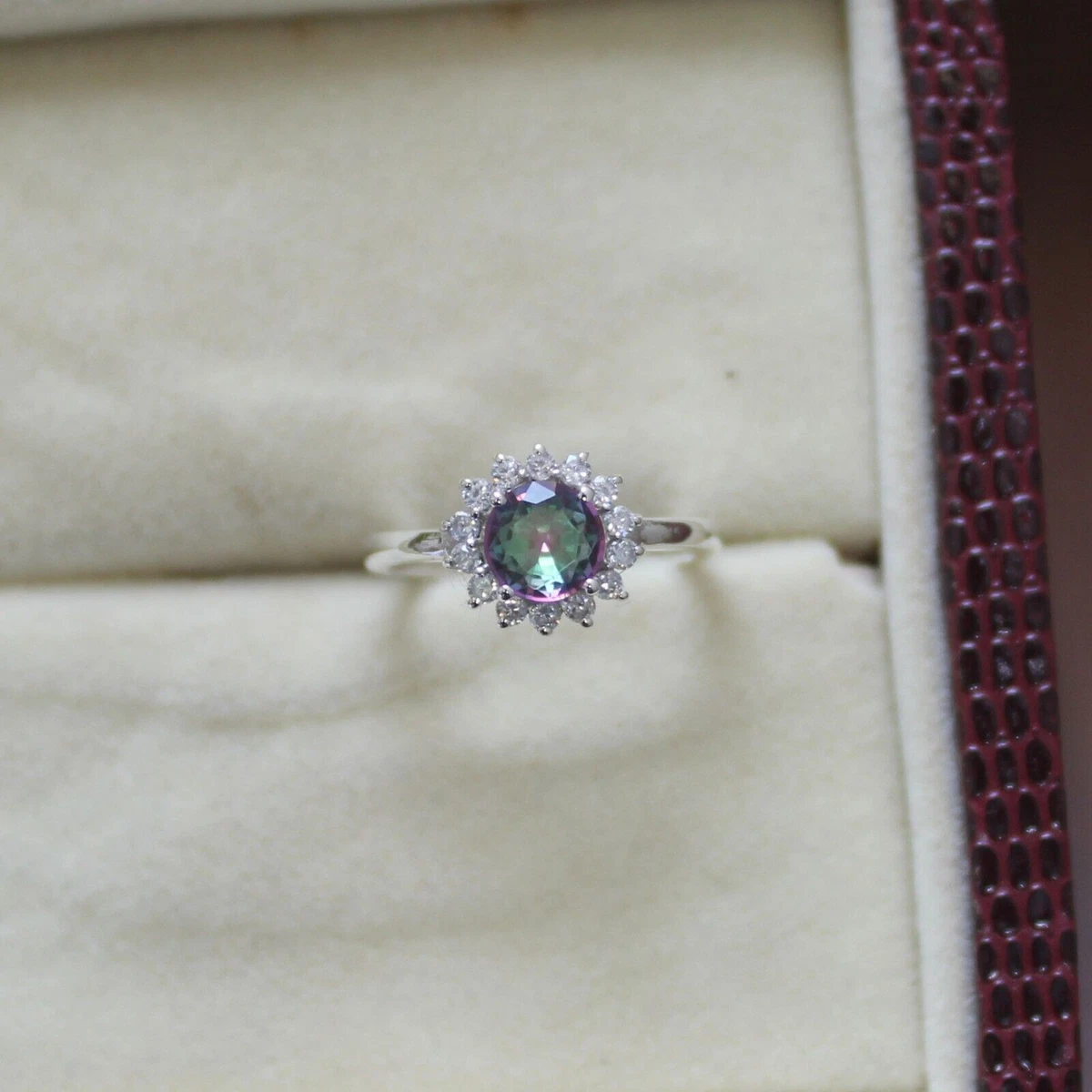 Topaz engagement ring november birthstone deals ring
