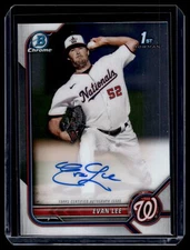 Evan Lee 2022 Bowman Chrome 1st Autograph Auto Card  #CPA-EL