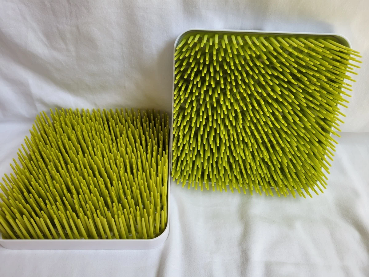 2x Boon Grass Countertop Cup Drying Rack Green BPA PVC Free 9 X 9