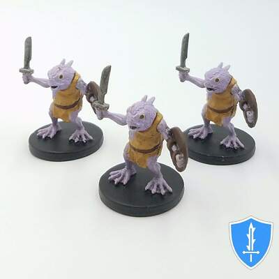Kuo-Toa x3 - Rage of Demons #9 D&D Miniature