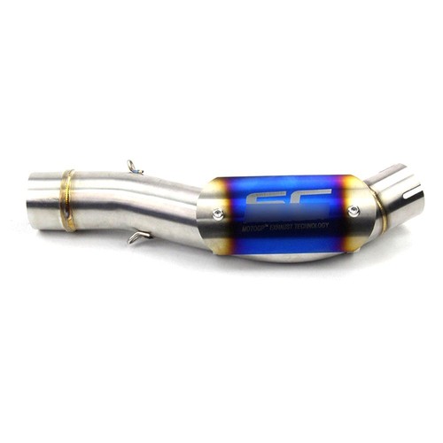Motorcycle Exhaust Middle Pipe Heat Shield Link Cover Muffler Protector Guard #C - Picture 2 of 10