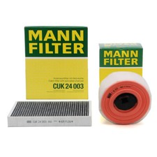 MANN Innenraum + Luftfilter für OPEL ASTRA K 1.0/1.4/1.6 Turbo 1.6 BiTurbo/CDTi
