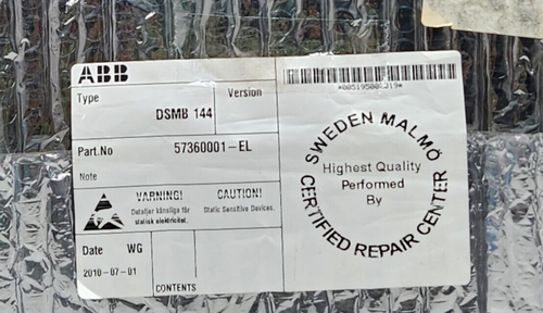 ABB DSMB 144 MEMORY PCB MODULE 57360001-EL - Picture 13 of 13