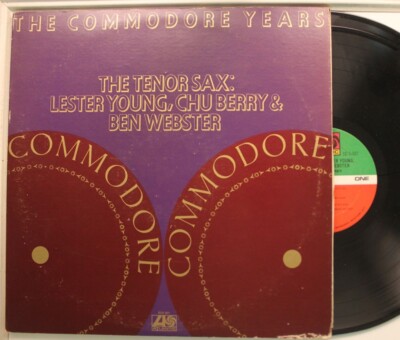Lester Young Chu Berry Ben Webster 2-Disc Lp The Tenor Sax: The Commodore Years