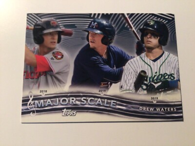 2021 Topps Pro Debut DREW WATERS Major Scale Insert Braves #MS-8. 002
