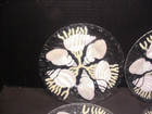 Sydenstricker Plates Fused Glass Seashell Nautical Beach  8.5" Set of 4 — photo 6