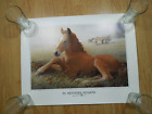 1998 In Mother'S Shadow, 30x23" Equestrian / Horse Poster Signed by James Crow