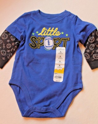 Jumping Beans Baby Boy 6 Months ''Little Sport'' Bodysuit Sports One-Piece NEW
